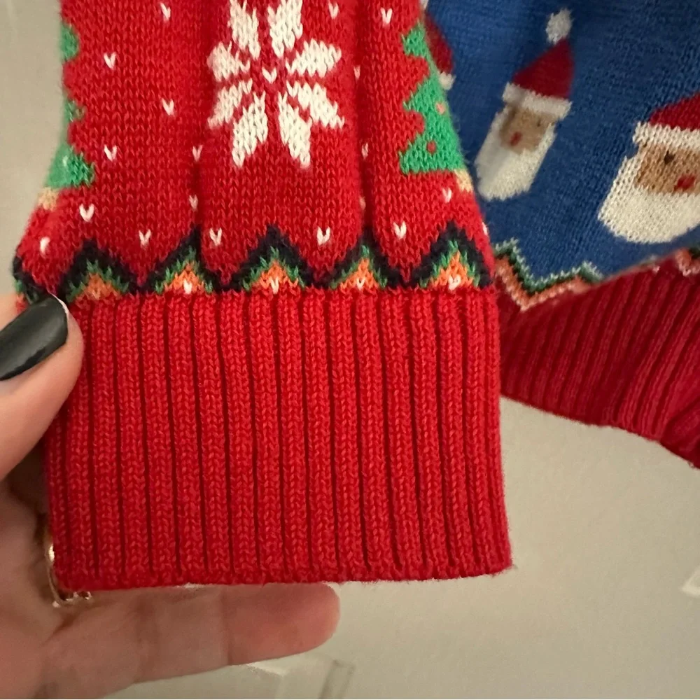Gymboree Fairisle Zip Up Hoodie Very Merry Blue Boys 2T